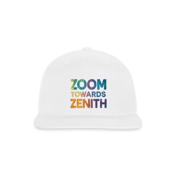 Zoom Towards Zenith - Snapback Baseball Cap - white - Front