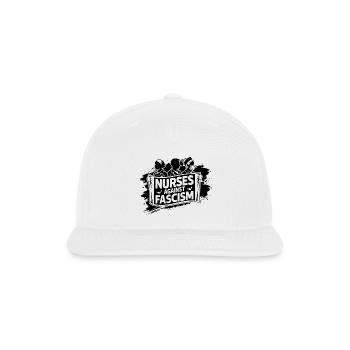 Nurses Against Fascism - Snapback Baseball Cap - white - Front