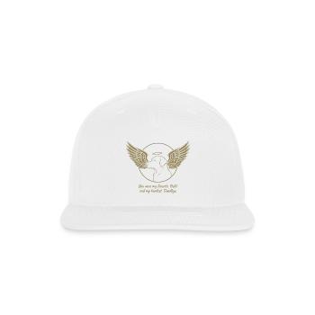 Labrador angel in dog heaven farewell grief - Snapback Baseball Cap - white - Front