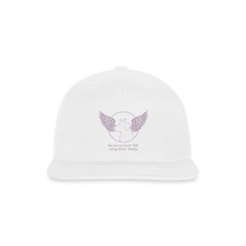 Labrador angel in dog heaven farewell grief - Snapback Baseball Cap - white - Front