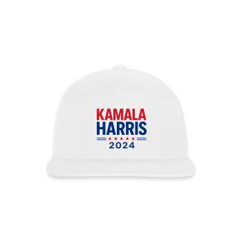 Kamala Harris 2024 Campaign Logo - Snapback Baseball Cap - white - Front