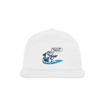 Swedish Buffet Sharks - Snapback Baseball Cap - white - Front