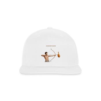 Chicken Fast Delivery - Snapback Baseball Cap - white - Front