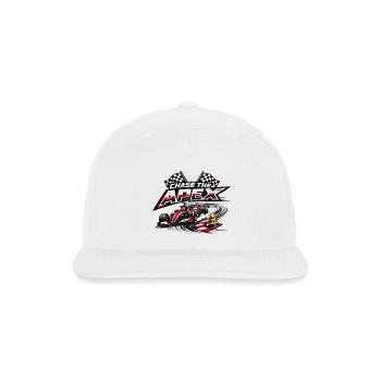 Chase the Apex Racing Graphic - Snapback Baseball Cap - white - Front