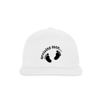 Arriving soon - Snapback Baseball Cap - white - Front