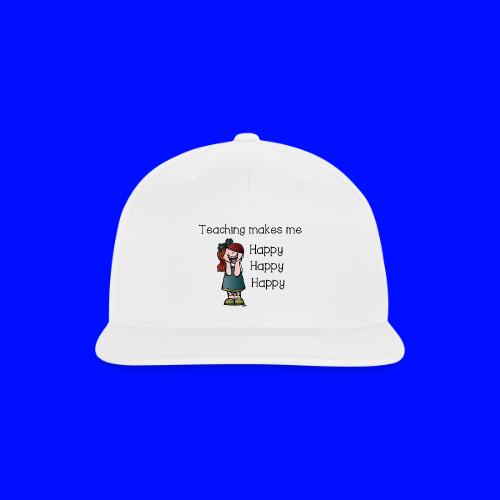 happy - Snapback Baseball Cap