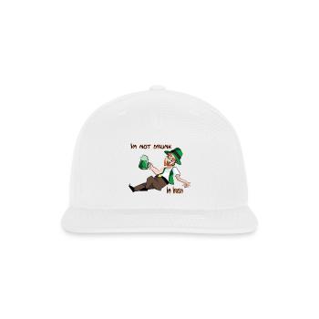 Im Irish - Snapback Baseball Cap - white - Front