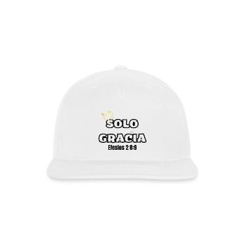 solo Gracia el regalo de Dios - Snapback Baseball Cap - white - Front