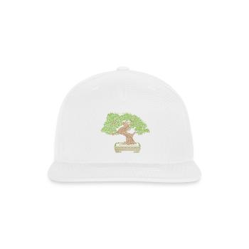 Bonsai - Snapback Baseball Cap - white - Front