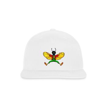 Fly Yogi - Snapback Baseball Cap - white - Front