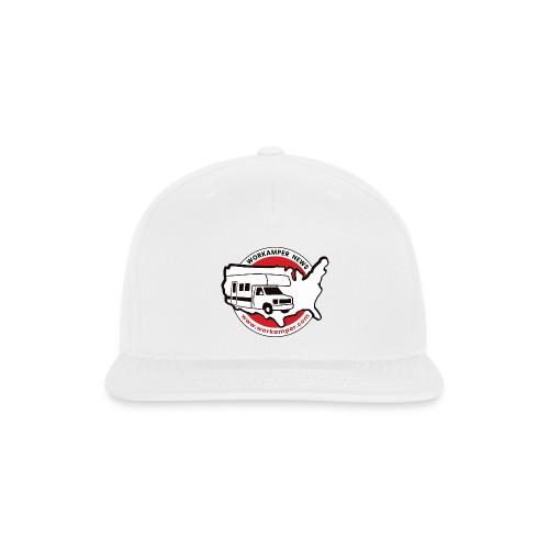 Workamper News Official Logo with Website URL - Snapback Baseball Cap