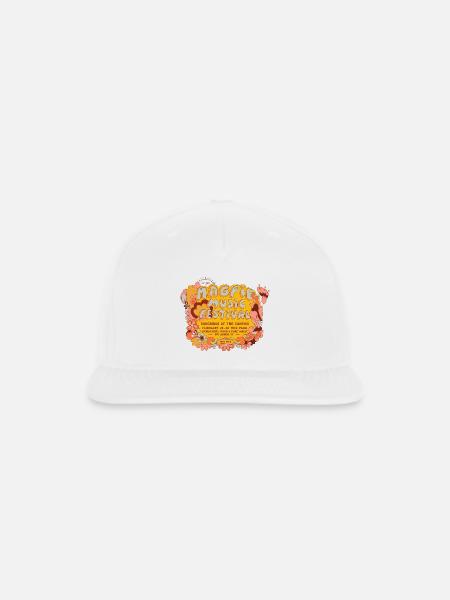 Magpie Music Festival - Snapback Baseball Cap - white