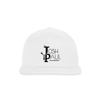 JP Tie Minimal Line Art - Snapback Baseball Cap - white - Front