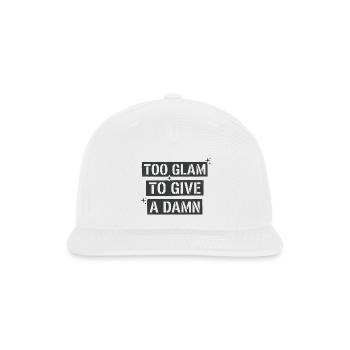 Bold Statement Crop Tee - Snapback Baseball Cap - white - Front