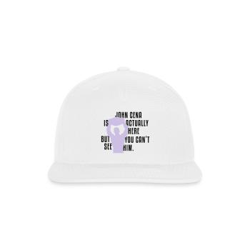 John Cena - Snapback Baseball Cap - white - Front