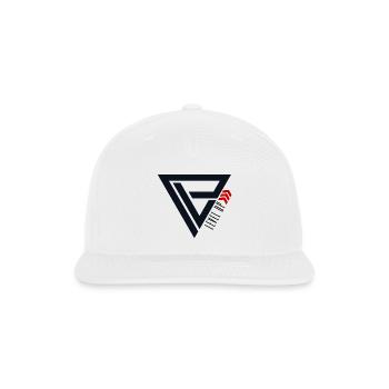 level up negro - Snapback Baseball Cap - white - Front