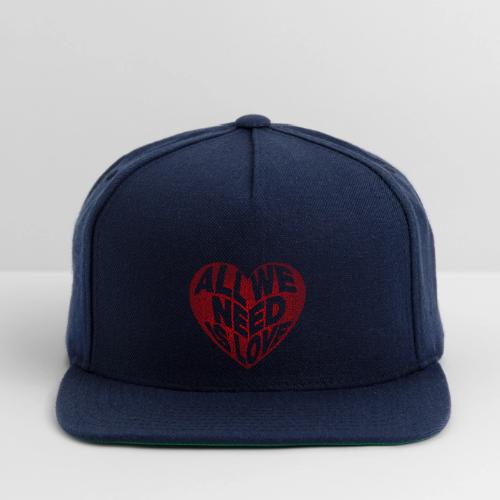 All We Need is Love in Heart - Snapback Baseball Cap