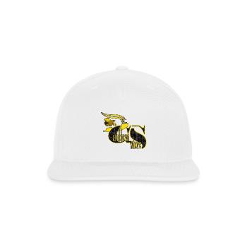 10 Dr C Shores logo - Snapback Baseball Cap - white - Front
