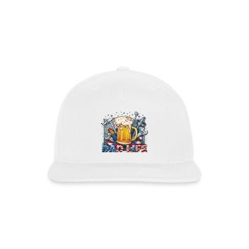 Dad Life - Snapback Baseball Cap - white - Front