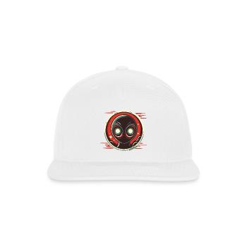 Cosmic Alien Face Illustration - Snapback Baseball Cap - white - Front