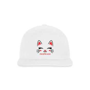 Out of the Noise - Snapback Baseball Cap - white - Front