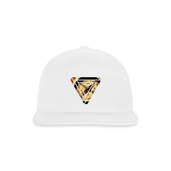 Compass Impossible Triangle - Snapback Baseball Cap - white - Front