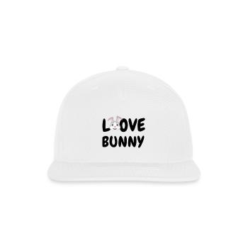 Love Funny Design - Snapback Baseball Cap - white - Front