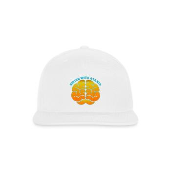 Sister With Ataxia - Snapback Baseball Cap - white - Front