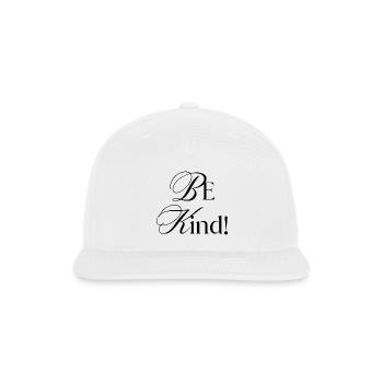 Awaiting design upload - Snapback Baseball Cap - white - Front