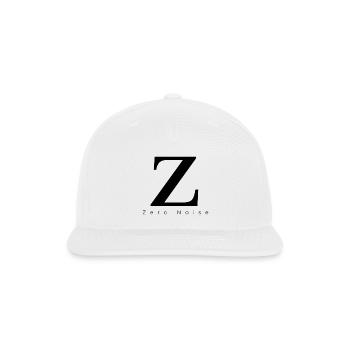 Zero Noise - Snapback Baseball Cap - white - Front