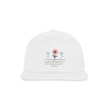 Inspirant - Casquette de baseball Snapback - blanc - Devant