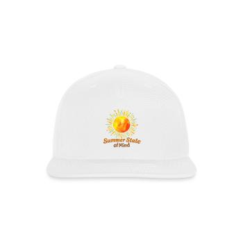 Summer State of Mind Sunburst - Snapback Baseball Cap - white - Front