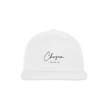 Choisi Bible Chrétien Bible Verse Religieux - Casquette de baseball Snapback - blanc - Devant