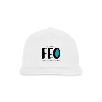 Me gustaria ser feo - Snapback Baseball Cap - white - Front
