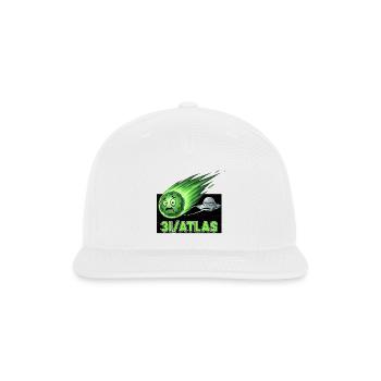 3I Atlas Meteor UFO Collision - Snapback Baseball Cap - white - Front