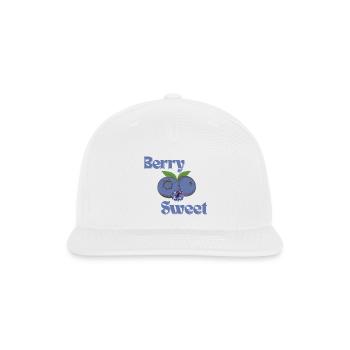 Berry sweet  - Snapback Baseball Cap - white - Front