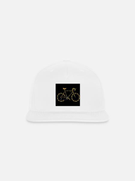 cycling_ride_make_heath_stronger - Snapback Baseball Cap - white