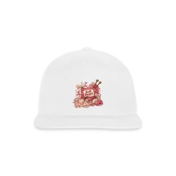Soft Heart. - Snapback Baseball Cap - white - Front
