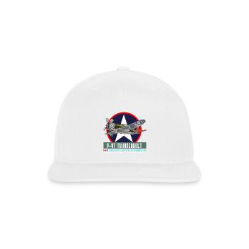p47_tbolt_design - Snapback Baseball Cap - white - Front