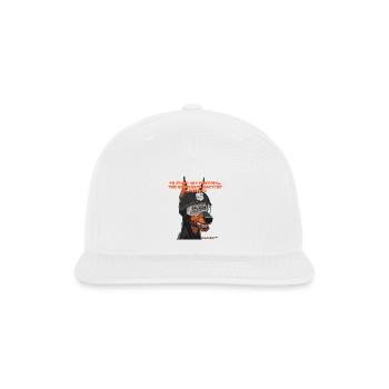 TO_SERVE_AND_PROTECT - Snapback Baseball Cap - white - Front