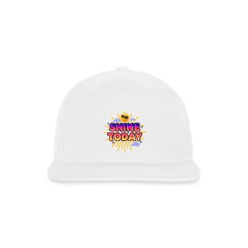 Shine Today Neon Sunburst - Snapback Baseball Cap - white - Front
