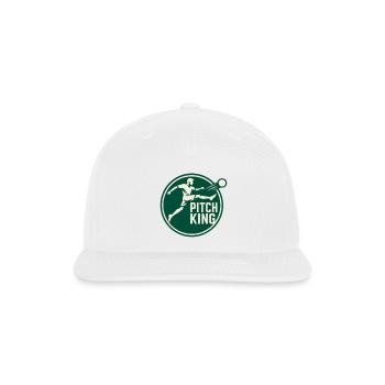 Pitch King Retro Soccer  - Snapback Baseball Cap - white - Front