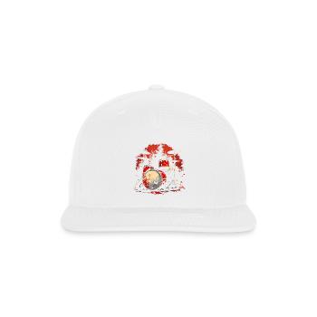 Drum Kit Retro Style - Snapback Baseball Cap - white - Front