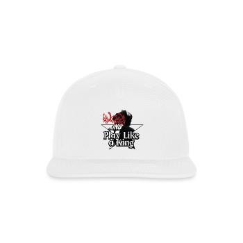 Crowned Shadow: Play Like a King - Snapback Baseball Cap - white - Front