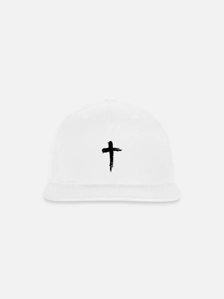 Christianity religion cross - Snapback Baseball Cap - white