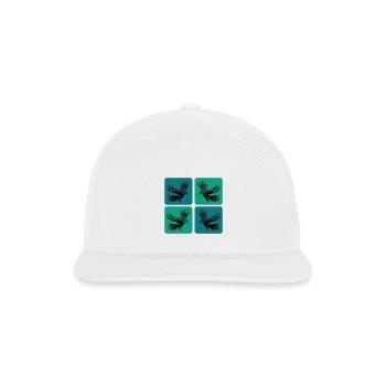 Raven Design - Snapback Baseball Cap - white - Front