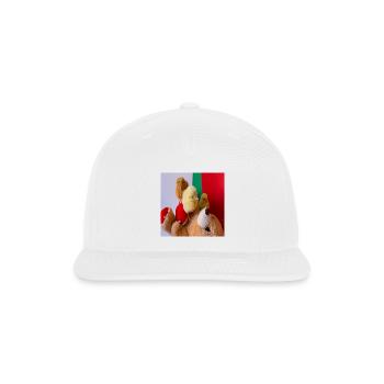 Small chicks with bear - Snapback Baseball Cap - white - Front