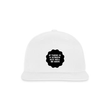 If there is a screen Ao3 will be seen - Snapback Baseball Cap - white - Front