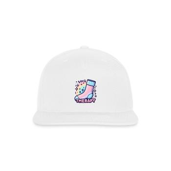 Stocking: Sock therapy - Snapback Baseball Cap - white - Front