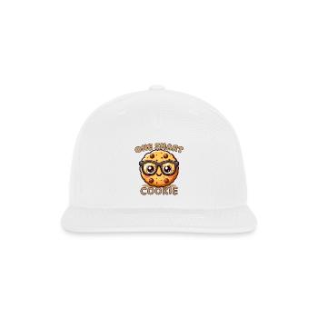one smart cookie - Snapback Baseball Cap - white - Front